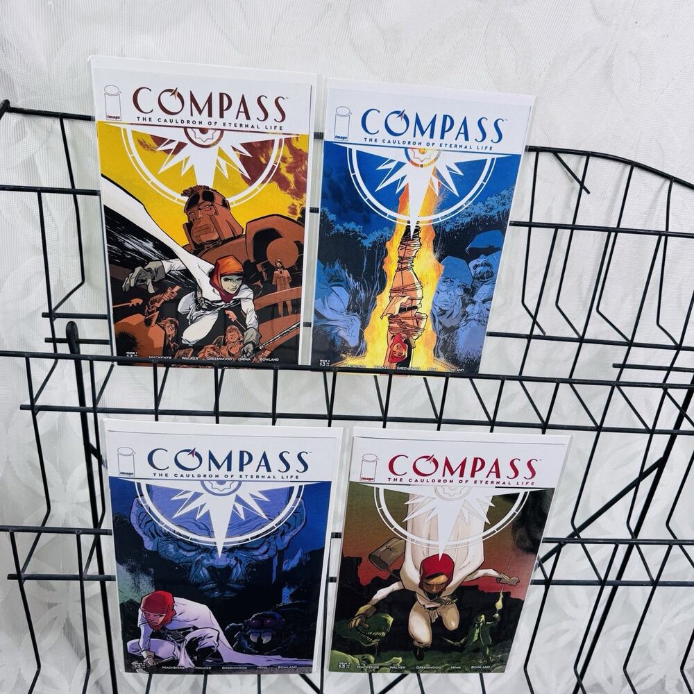Compass‎ 1-4 Lot (1st Series) Image Comics Cauldron of Eternal Life